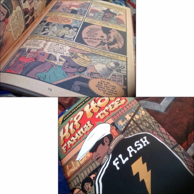 My new copy of Hip Hop Family Tree complete with Pirates Hat